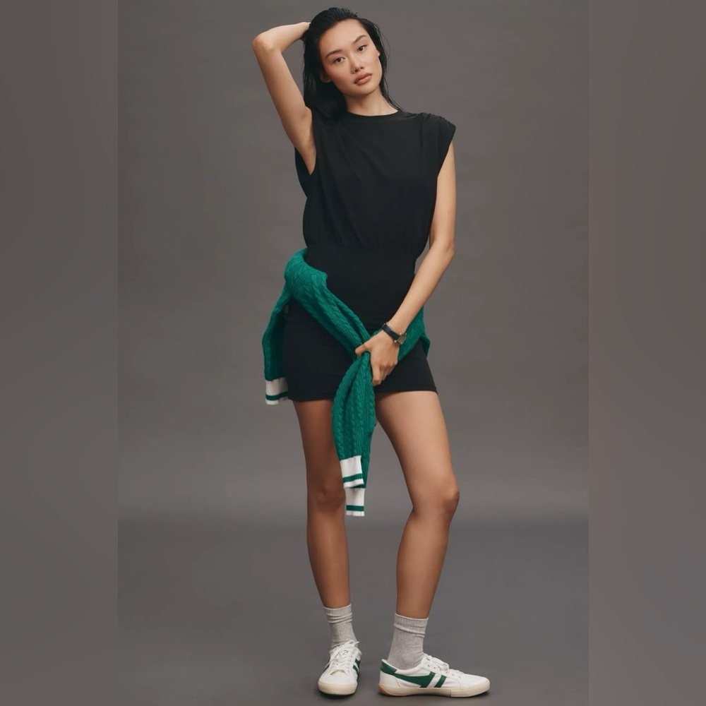 Nation Los Angeles Jac Muscle Mini Dress  Black